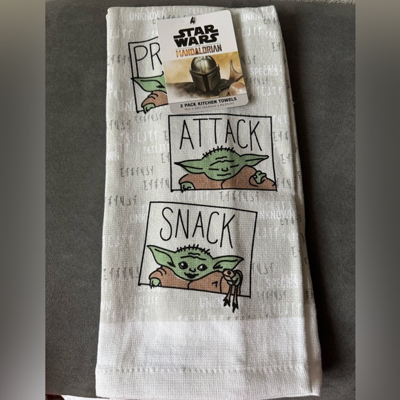Star Wars Other - Disney Star Wars Grogu Kitchen Towels Set of 2 NWT